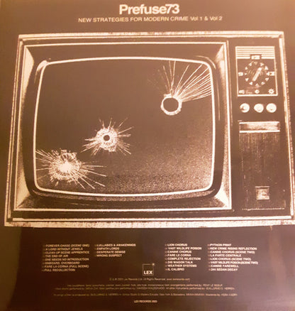 Prefuse 73 : New Strategies For Modern Crime Vol. 1 & Vol. 2 (2xLP, Album, Comp, Gat)