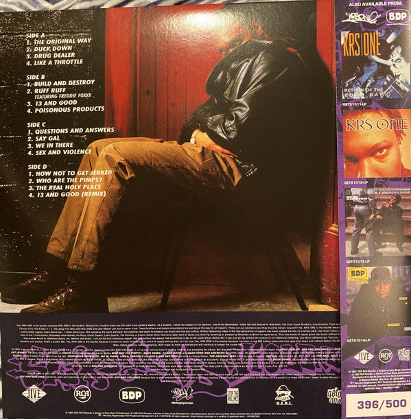 Boogie Down Productions : Sex And Violence (2xLP, Ltd, Num, RE, Cle)