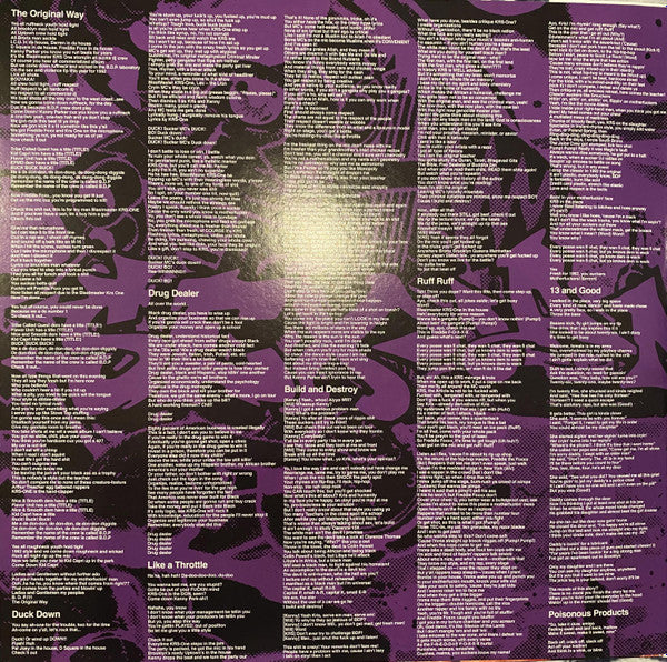 Boogie Down Productions : Sex And Violence (2xLP, Ltd, Num, RE, Cle)