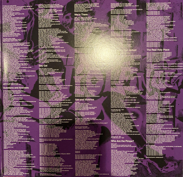 Boogie Down Productions : Sex And Violence (2xLP, Ltd, Num, RE, Cle)