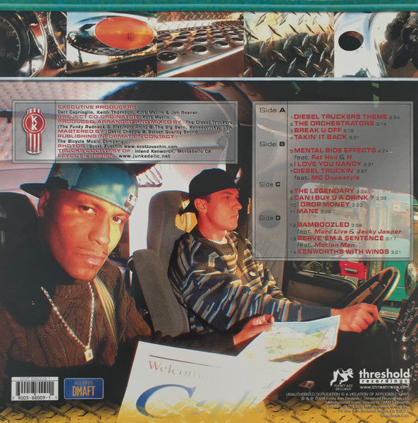 Kool Keith Featuring Kut Masta Kurt : Diesel Truckers (2xLP, Album)