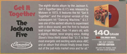 The Jackson 5 : Get It Together (LP, Album, Ltd, RE, Red)