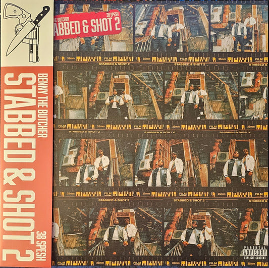 Benny The Butcher & 38 Spesh : Stabbed & Shot 2 (LP, Album, Ltd, Num, Red)