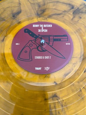 Benny The Butcher & 38 Spesh : Stabbed & Shot 2 (LP, Album, Ltd, Num, Cle)