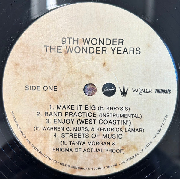 9th Wonder : The Wonder Years (2xLP, Album, RE)
