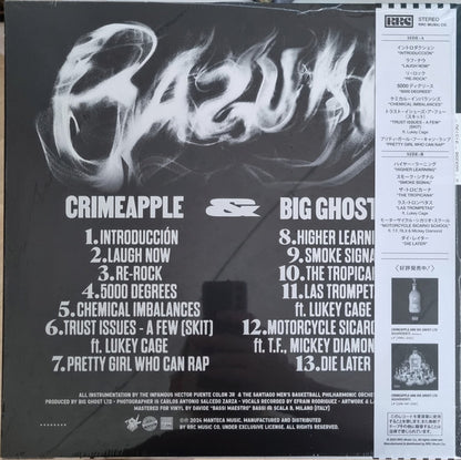 Crimeapple & Big Ghost LTD : Bazuko (LP, Ltd, OBI)