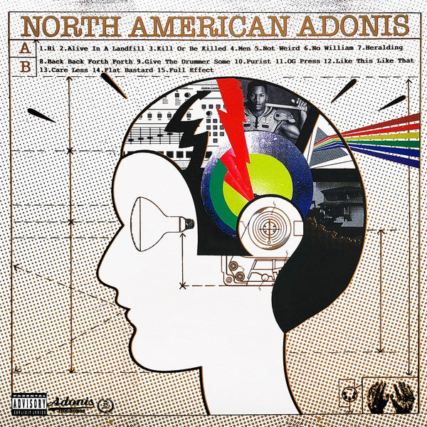 Buck 65 • Dose One • Jel : North American Adonis (LP, Album, Ltd, Cle)