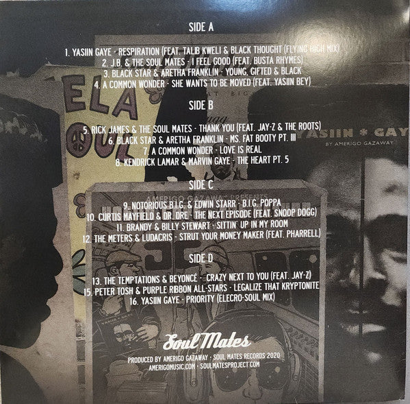 Amerigo Gazaway : Soul Mates : B-Sides, Remixes, Rarities: Vol. 3 & 4 (2xLP, Album)