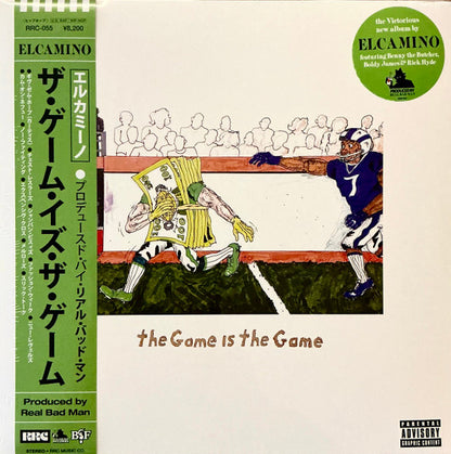Elcamino (2) & Real Bad Man : The Game Is The Game (LP, Album, Gre + 7", Fle + Ltd, Obi)