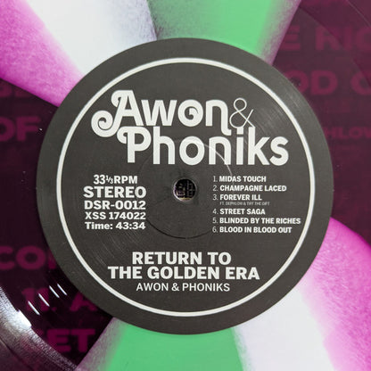 Awon & Phoniks : Return To The Golden Era (LP, Album, Ltd, RP, Min)