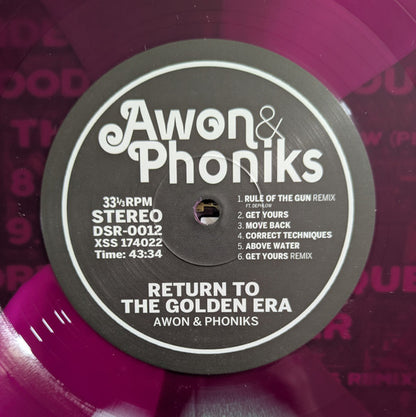 Awon & Phoniks : Return To The Golden Era (LP, Album, Ltd, RP, Min)