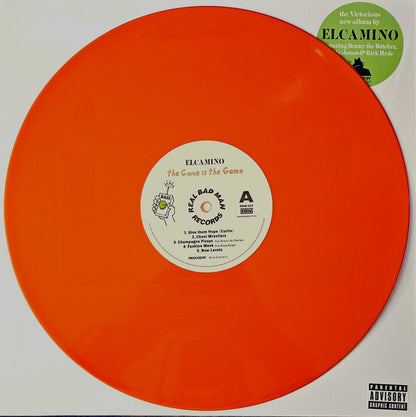 Elcamino (2) & Real Bad Man : The Game Is The Game (LP, Album, Ora + 7",  Fl + Ltd)
