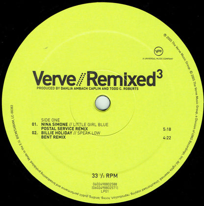 Various : Verve // Remixed³ (3x12", Comp)