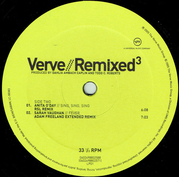 Various : Verve // Remixed³ (3x12", Comp)