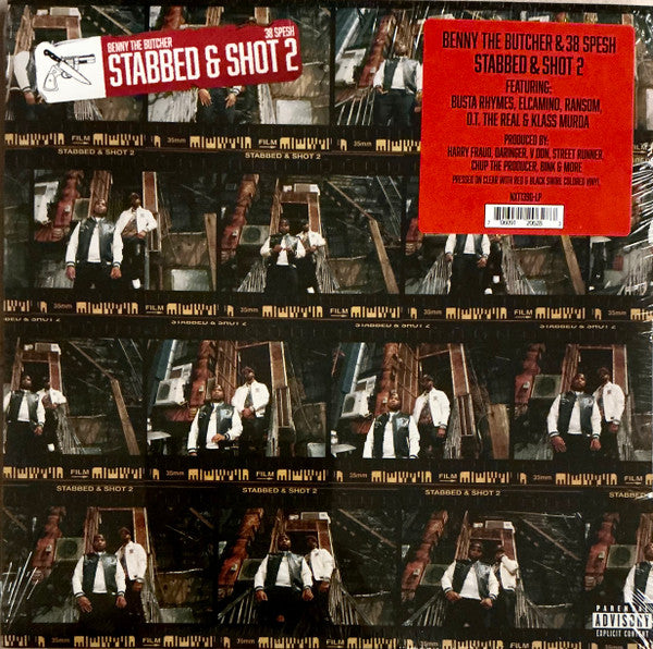 Benny The Butcher & 38 Spesh : Stabbed & Shot 2 (LP, Album, Ltd, Cle)
