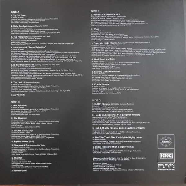 The High & Mighty : Home Field Advantage (2xLP, Album, RE, Gol)