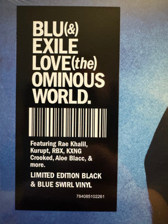 Blu & Exile : Love (The) Ominous World (LP, Album, Ltd, Bla)