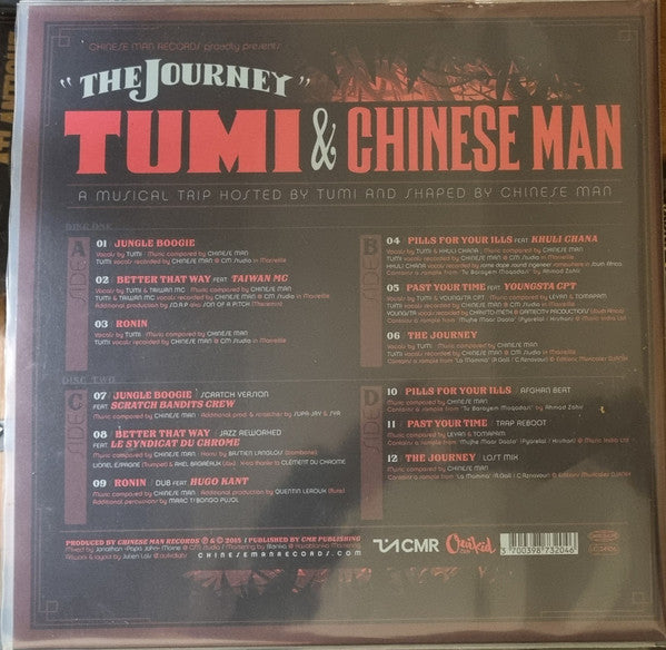 Tumi & Chinese Man : The Journey (2xLP, Album, Ltd, RP, Tur)