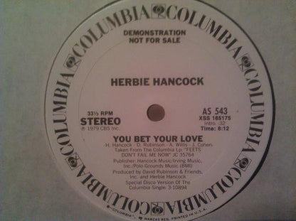 Herbie Hancock : You Bet Your Love / Ready Or Not (12", Promo)