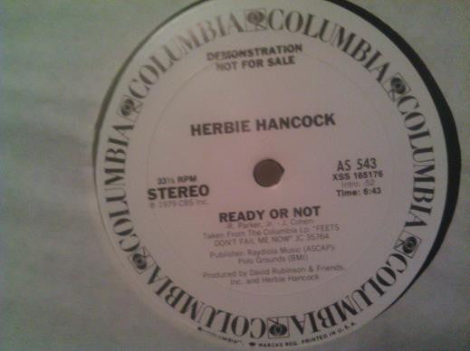 Herbie Hancock : You Bet Your Love / Ready Or Not (12", Promo)