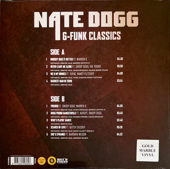 Nate Dogg : G-Funk Classics (LP, Ltd, Unofficial, Gol)