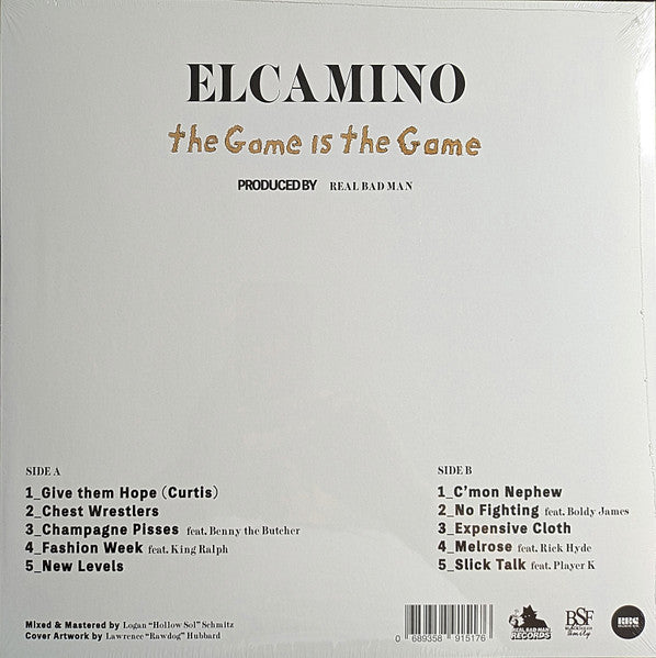 Elcamino (2) & Real Bad Man : The Game Is The Game (LP, Album, Ltd)