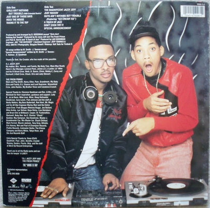 DJ Jazzy Jeff & The Fresh Prince : Rock The House (LP, Album, RE)