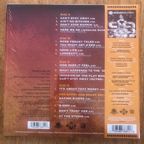 Too Short : Can't Stay Away (2xLP, Ltd, OBI)