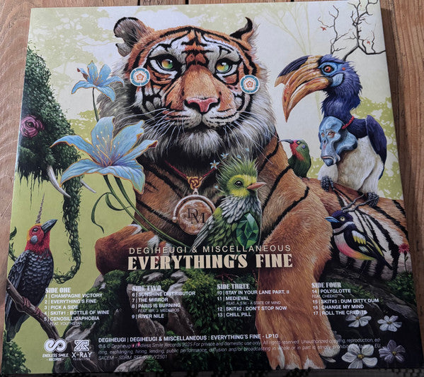 Degiheugi & Miscellaneous (5) : Everything's Fine (2xLP, Album, Ltd)