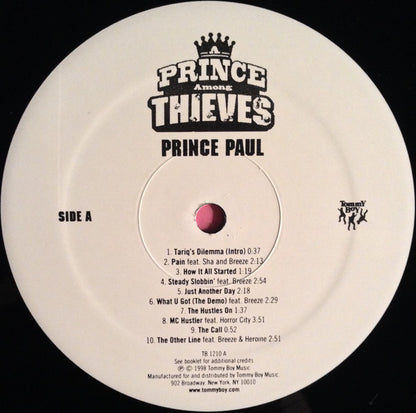 Prince Paul : A Prince Among Thieves (2xLP, Album)