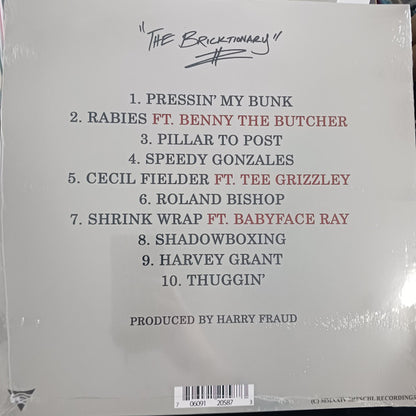 Boldy James & Harry Fraud : The Bricktionary (LP, Album, RE)
