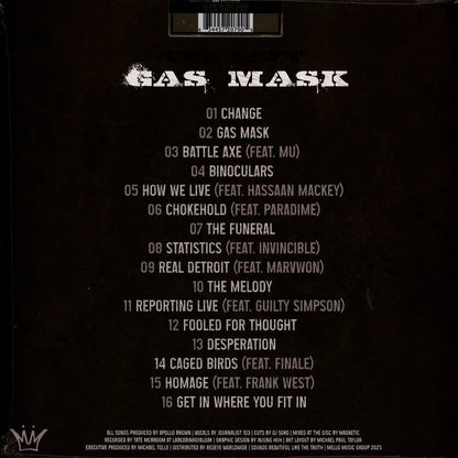 The Left : Gas Mask (LP, Album, Ltd, RE, Glo)