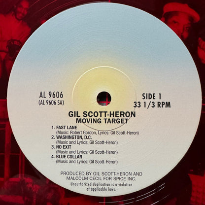 Gil Scott-Heron : Moving Target (LP, Album, RSD, M/Print, RE, Red)