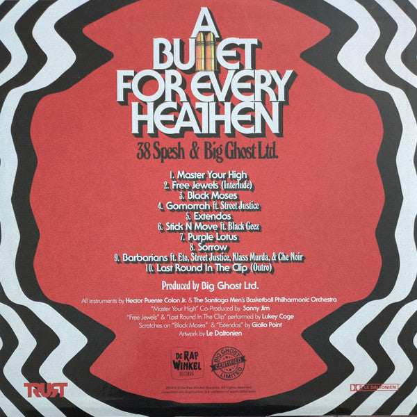 38 Spesh & Big Ghost Ltd : A Bullet For Every Heathen (LP, Album, Ltd, RE)