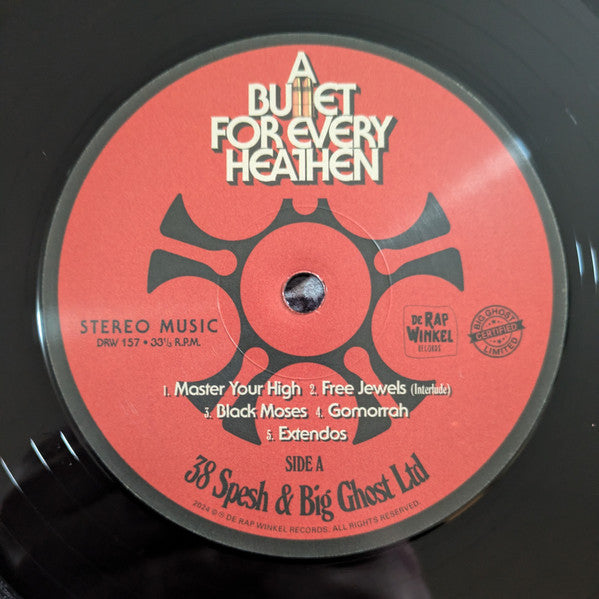 38 Spesh & Big Ghost Ltd : A Bullet For Every Heathen (LP, Album, Ltd, RE)