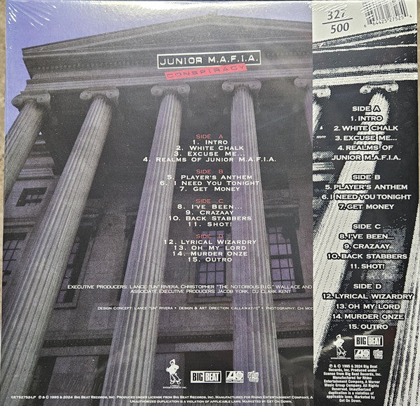 Junior M.A.F.I.A. : Conspiracy  (LP, Red + LP, Yel + Album, Ltd, Num, RE, Obi)