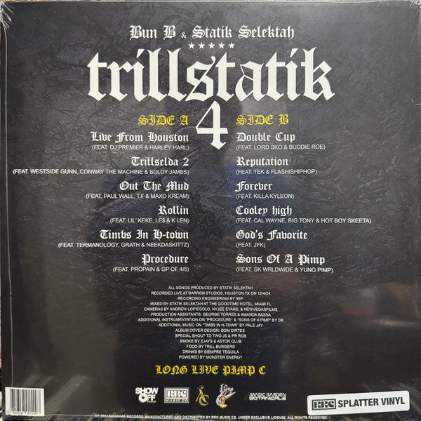Bun B & Statik Selektah : Trillstatik 4 (LP, Spl)
