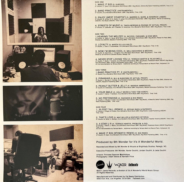 9th Wonder : The Wonder Years (2xLP, Album, Ltd, RE, Blu)