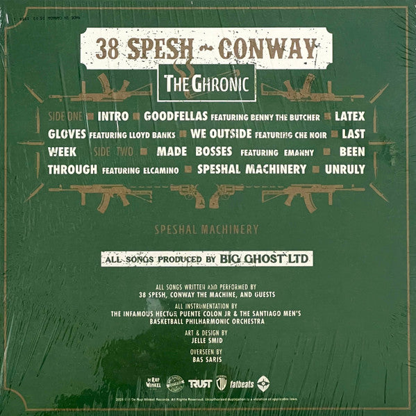 38 Spesh ~ Conway The Machine ~ Big Ghost LTD : The Ghronic: (Speshal Machinery) (LP, Album, Ltd, S/Edition, Gre)