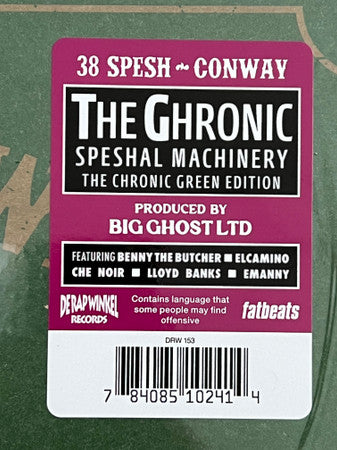 38 Spesh ~ Conway The Machine ~ Big Ghost LTD : The Ghronic: (Speshal Machinery) (LP, Album, Ltd, S/Edition, Gre)
