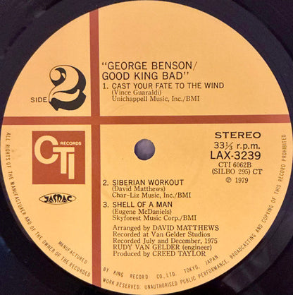 George Benson : Good King Bad (LP, Album, Ltd, RE)