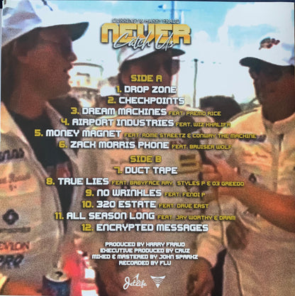 Curren$y & Harry Fraud : Never Catch Us (LP, Ltd, Sky)