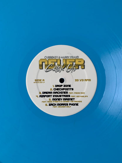 Curren$y & Harry Fraud : Never Catch Us (LP, Ltd, Sky)