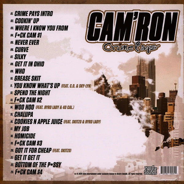 Cam'ron : Crime Pays (LP, Album, Ltd, Pin)