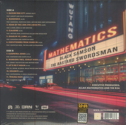 Wu-Tang Clan X Allah Mathematics : Black Samson, The Bastard Swordsman (LP, Album)