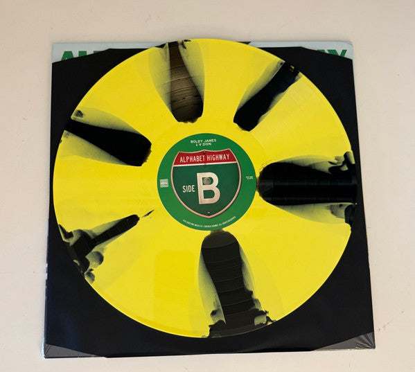 Boldy James & V Don : Alphabet Highway (LP, Album, Ltd, Yel + Flexi, 7", Gre)