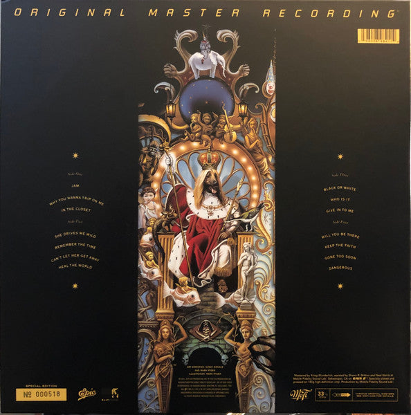Michael Jackson : Dangerous (2xLP, Album, Num, RE, S/Edition)