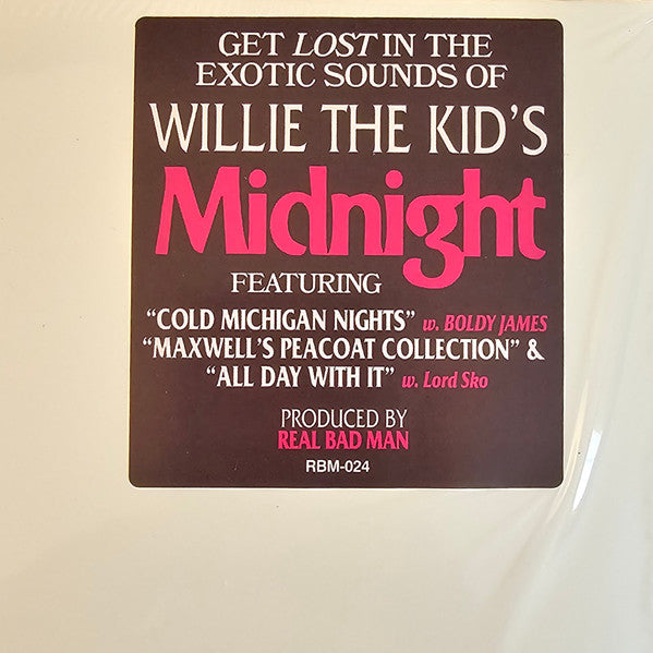 Willie The Kid : Midnight (LP, Gre + 7", S/Sided, Pin)