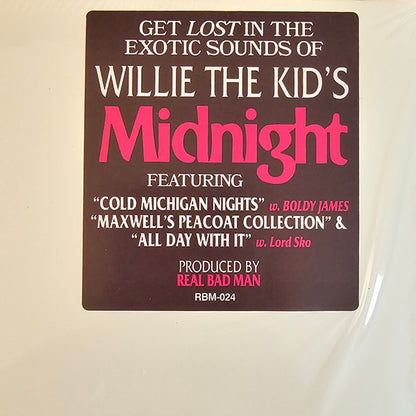 Willie The Kid : Midnight (LP, Gre + 7", S/Sided, Pin)