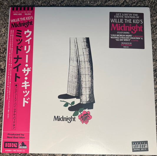 Willie The Kid : Midnight (LP, Pin + 7", S/Sided, Bla)